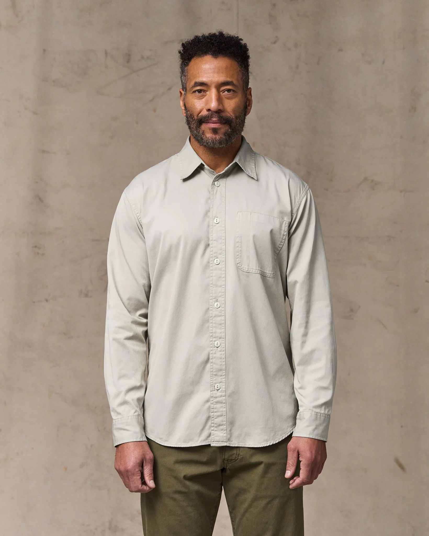 4.5-oz. Twill Shirt - Gray Sky