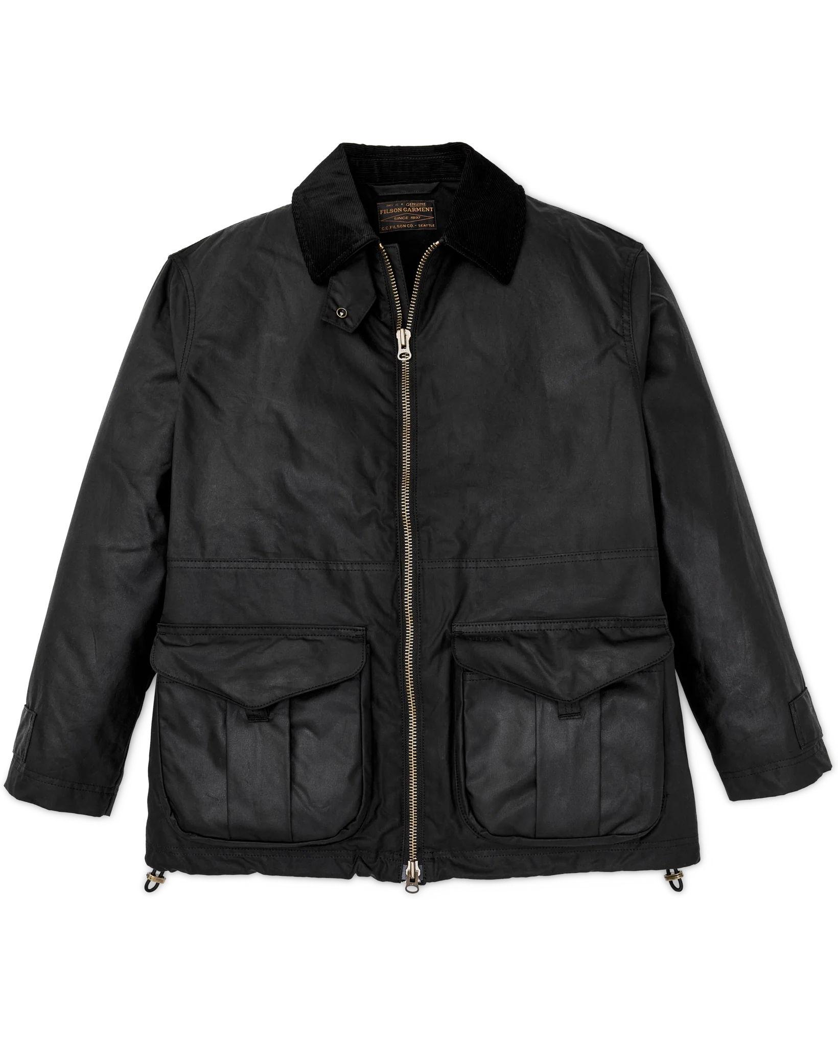 Women's Cover Cloth Raincoat - Black
