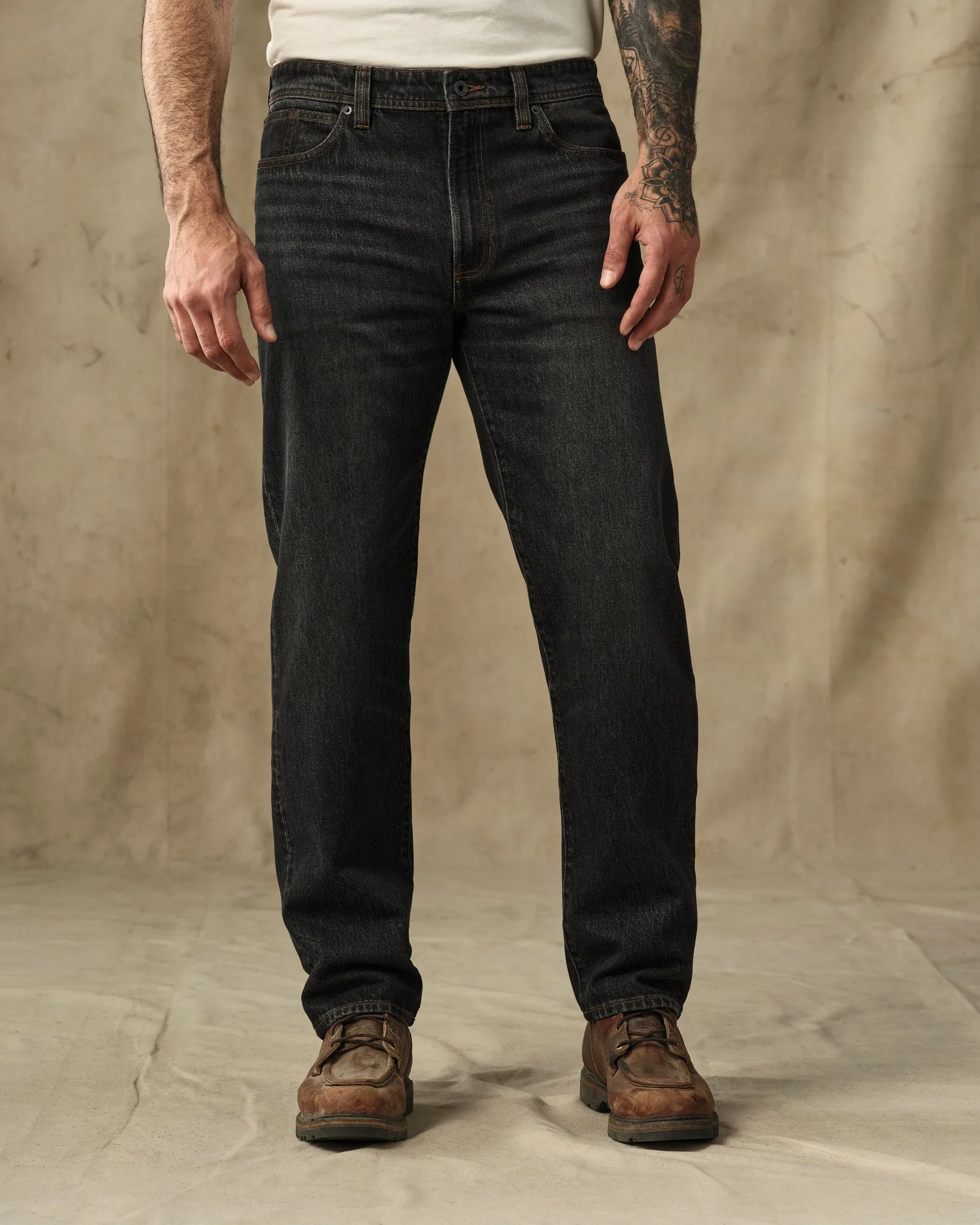 14-oz. Straight-Leg Jeans - Vintage Black