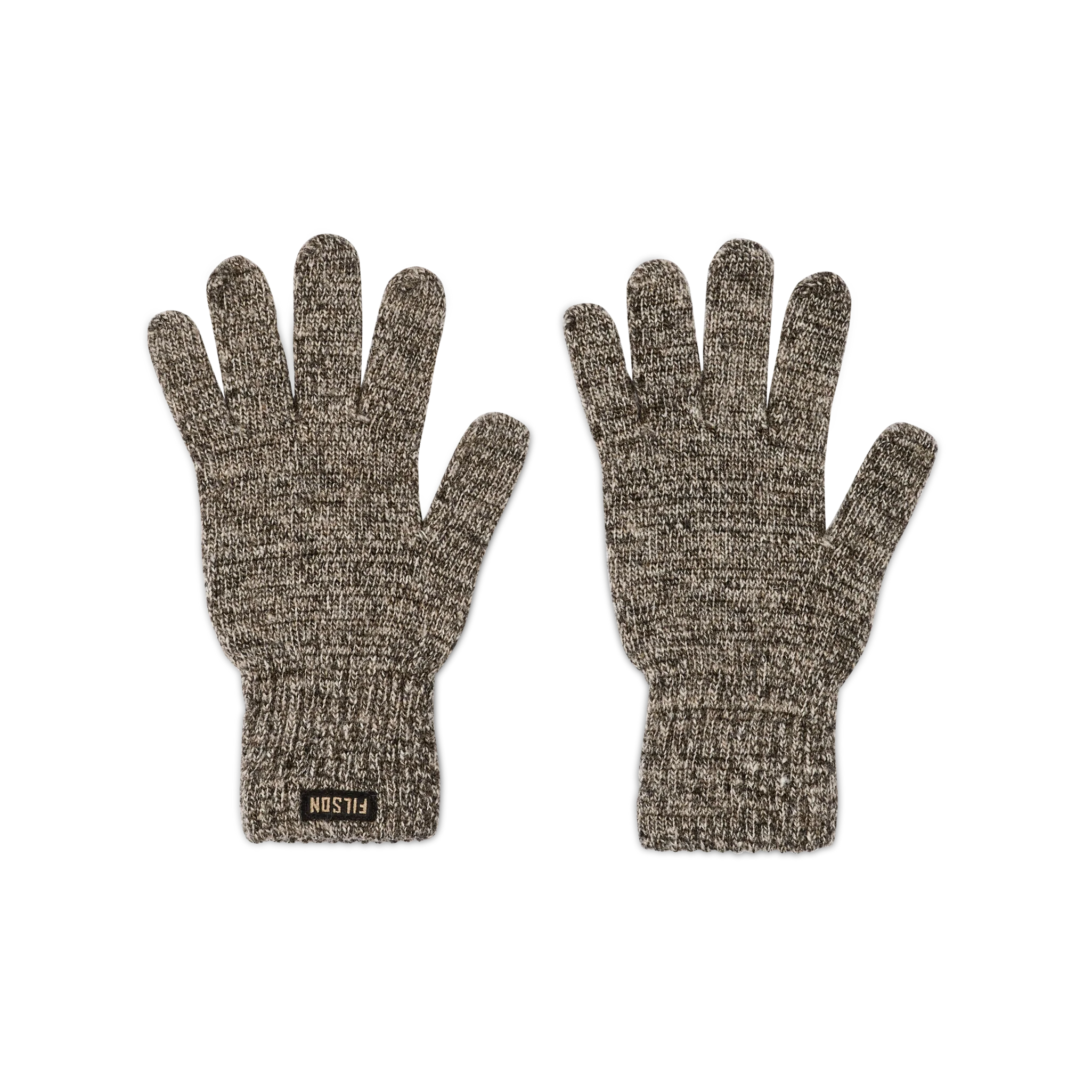 Full Finger Knit Gloves  - Root Heather