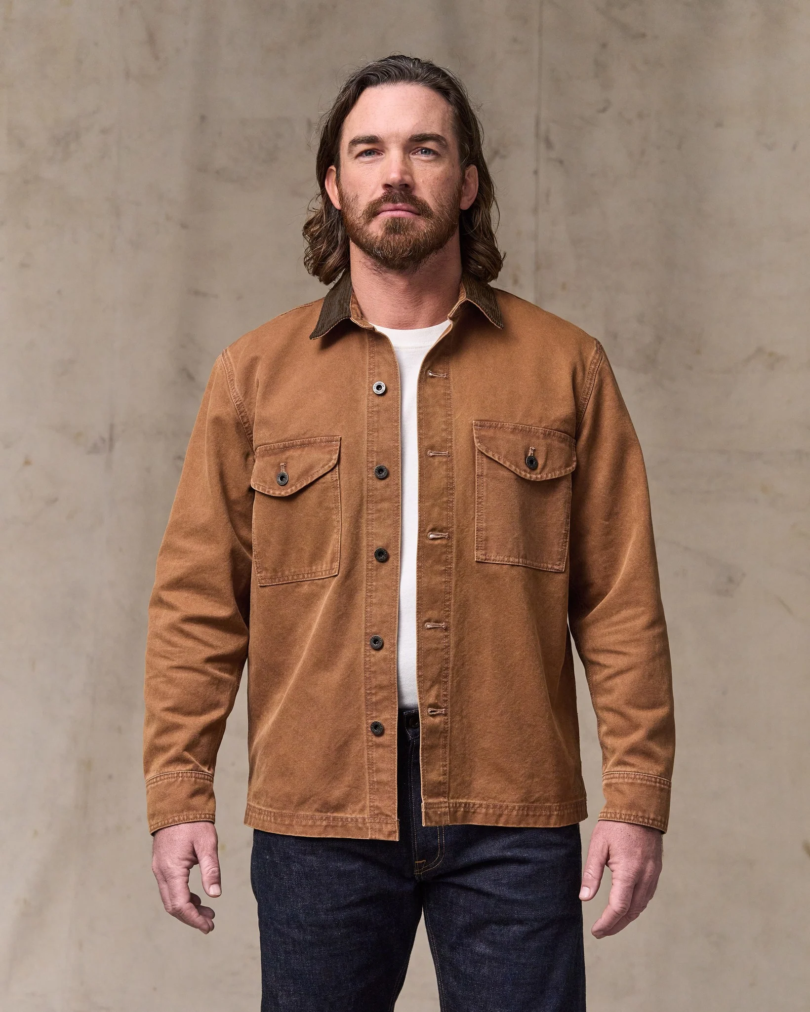 Rustic Canvas Jac-shirt - Whiskey