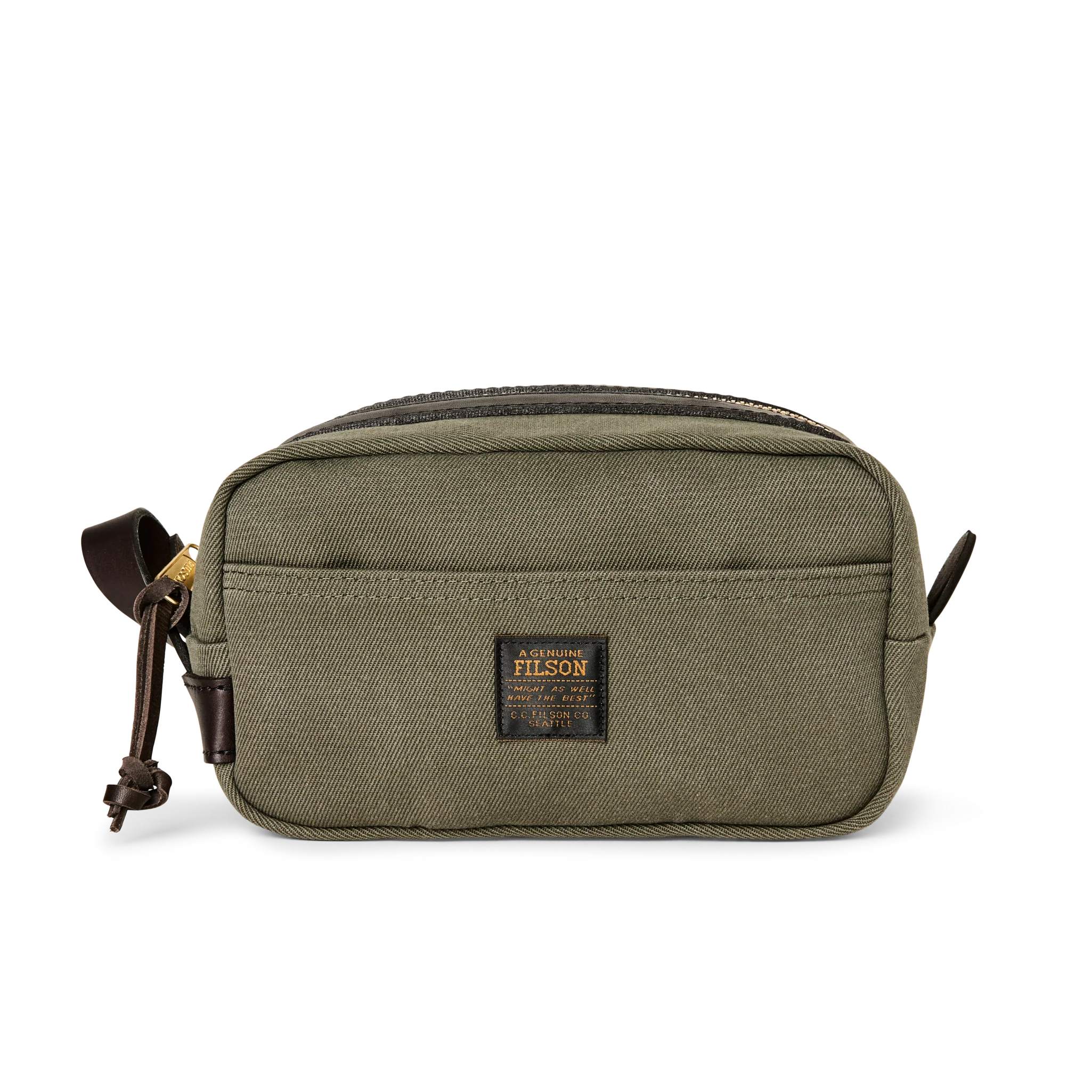 Rugged Twill Dopp Kit - Otter Green