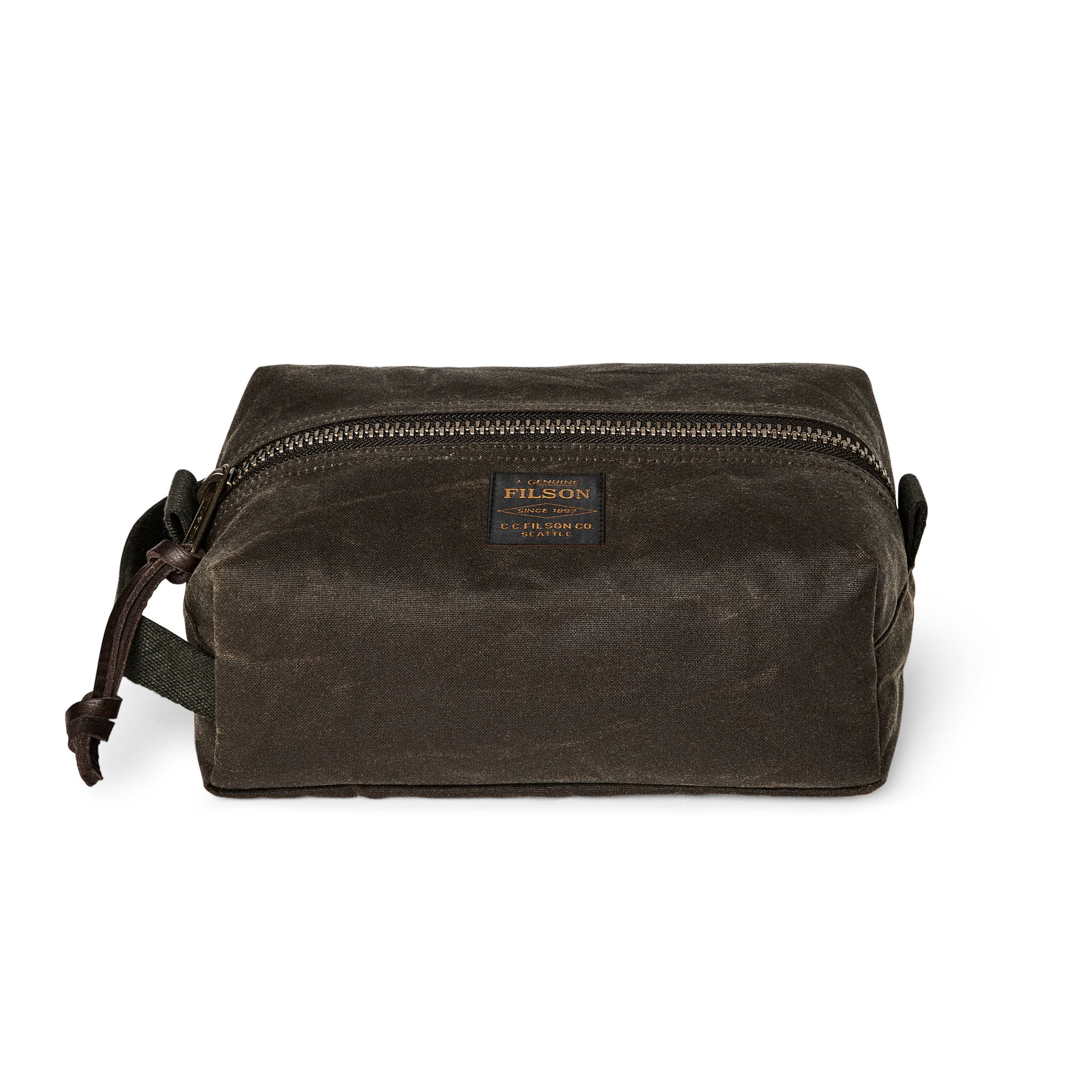Tin Cloth Dopp Kit - Otter Green