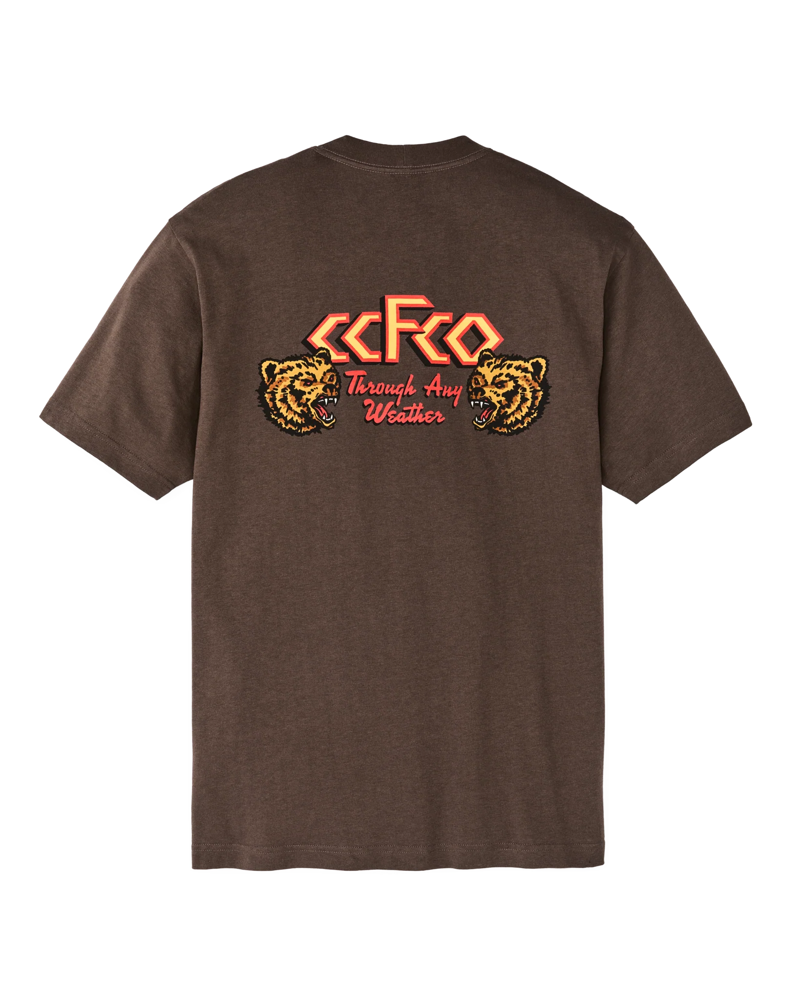 Any Weather Graphic T-shirt - Dark Brown / Any Weather