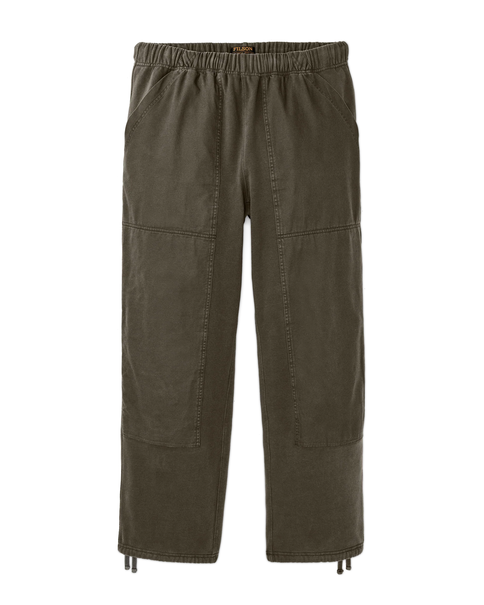 Field Knit Double-Front Sweatpants - Black Olive