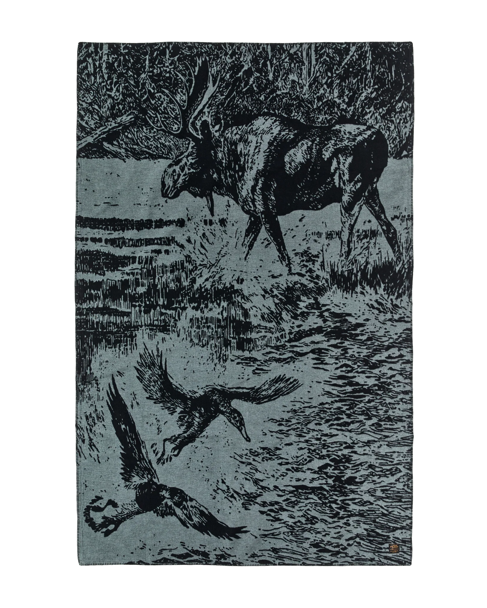 Cotton Blanket - Balsam Green / Marshlands