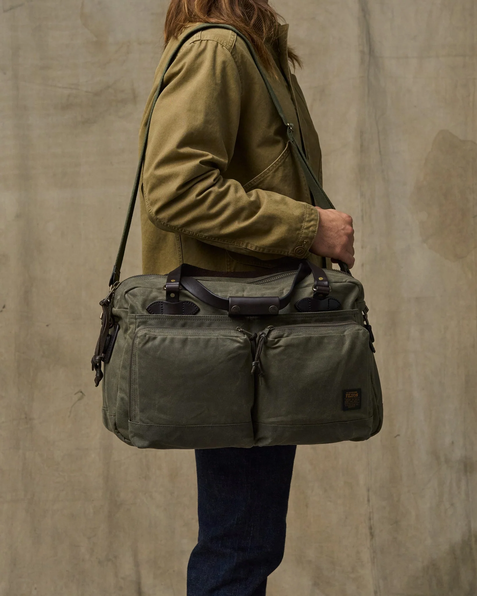 48 Hour Tin Cloth Duffle Bag - Otter Green