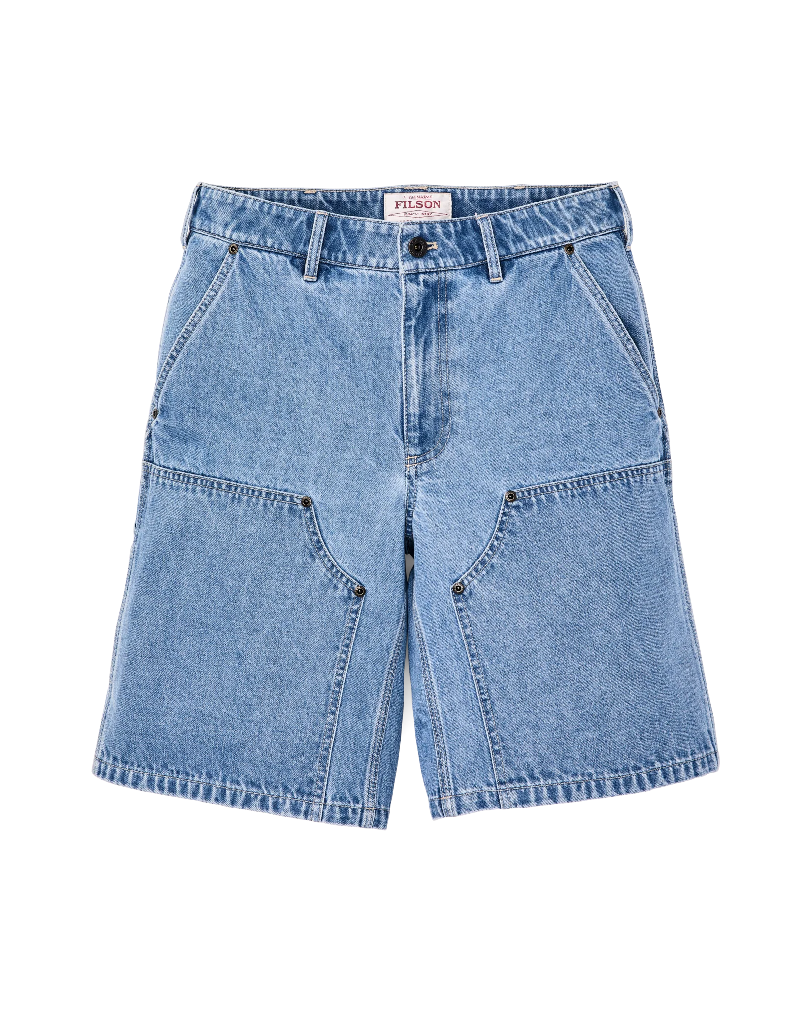 Women's 11-oz. Denim Work Shorts - Medium Indigo