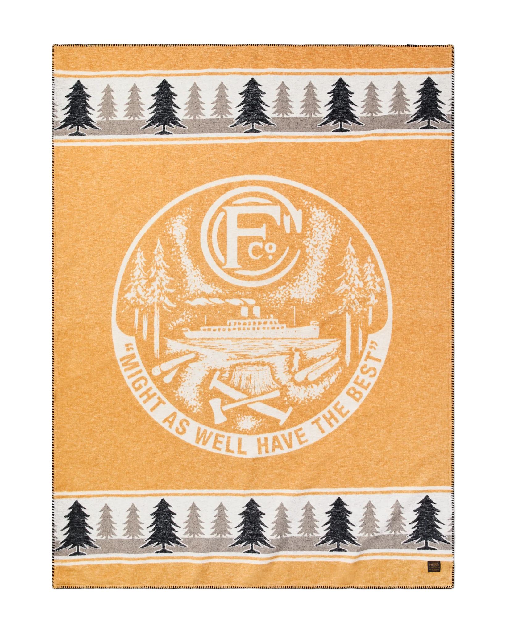 Forestry Cotton Blanket - Buckthorn Brown
