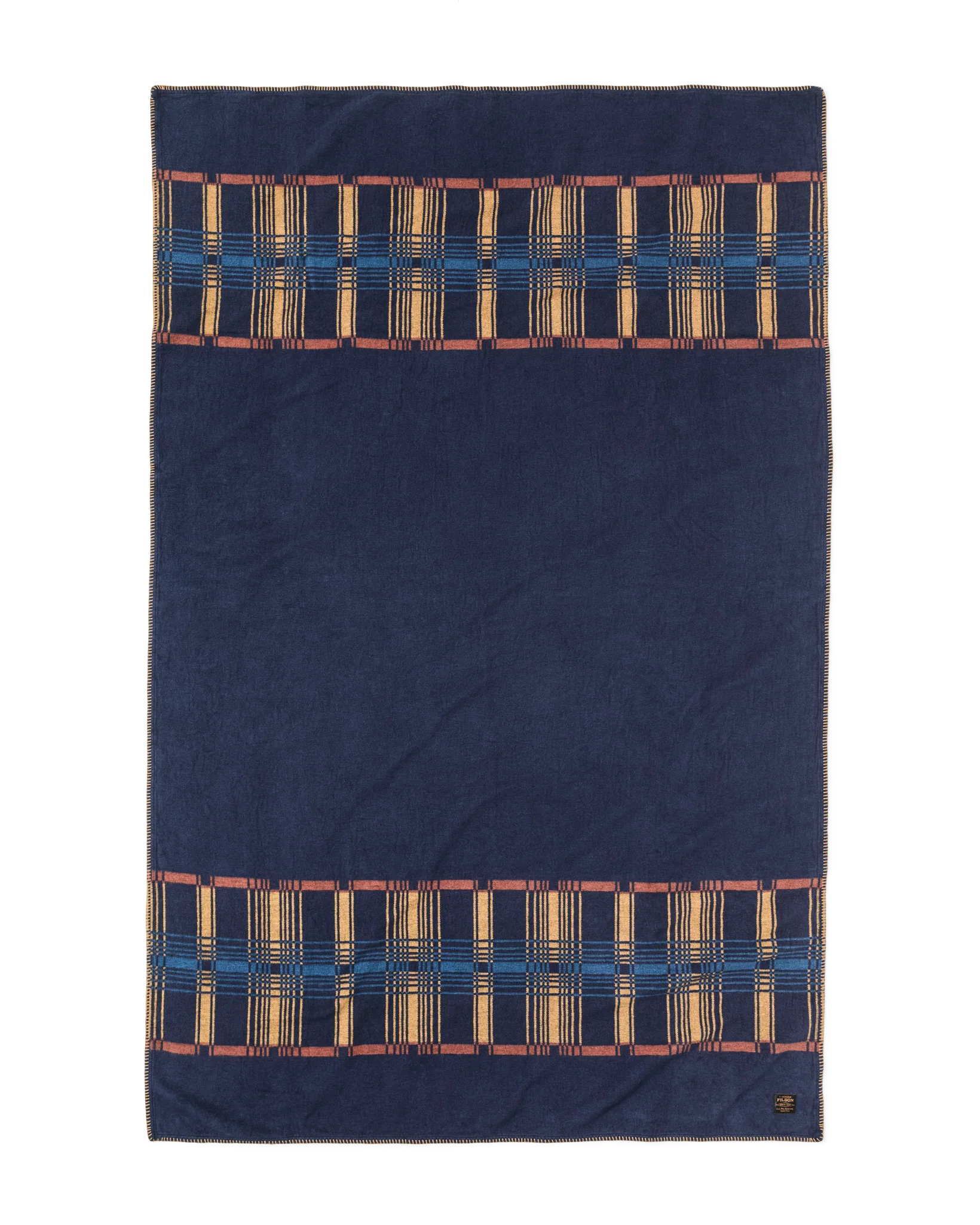 Cotton Blanket - Navy / Irondale