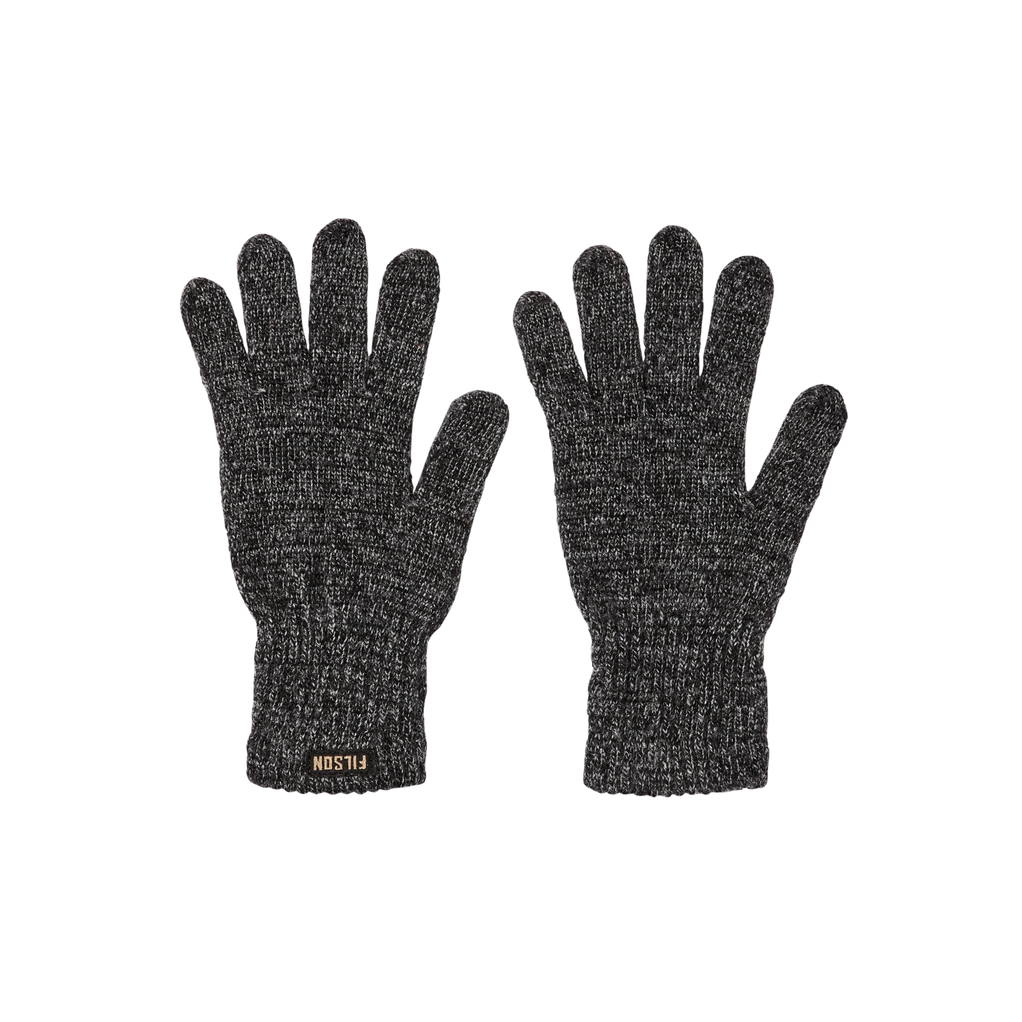 Full Finger Knit Gloves  - Charcoal